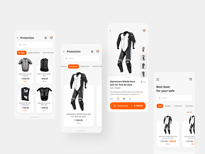 Gear Shop app cart e commerce my cart product product card shopping shopping app ui ux