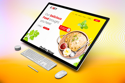 Foody Website UI Concept graphic design ui uidesign ux design