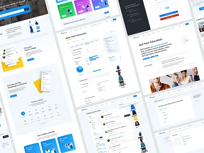 Service that helps students find free online courses design ui web webdesign