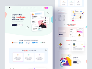 Application Landing Page By Syed Raju On Dribbble