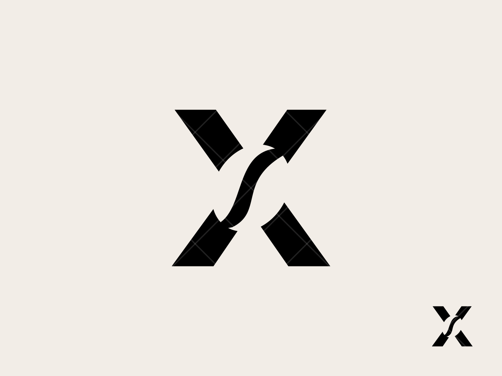 Letter X Logo With Coffee Bean by Sabuj Ali on Dribbble