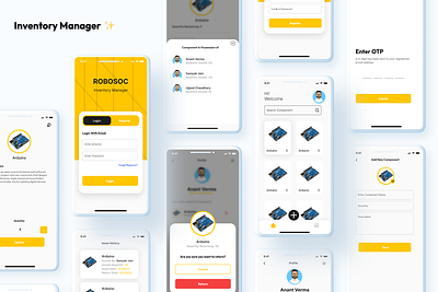 Inventory Manager design inventory inventory manager manager mobile robotics ui