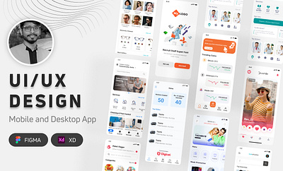 UI/UX designer adobe illustrator adobe photoshop adobe xd branding design figma graphic design illustration logo logodesign mobile app design mock ups prototype ui web design wireframe