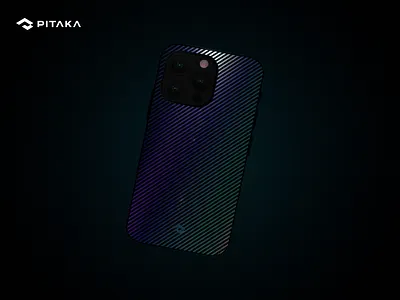 Pitaka - Chromatic Fusion Weaving 3d after effects animation branding case design dribbble graphic design iphone mockup motion graphics pitaka play off