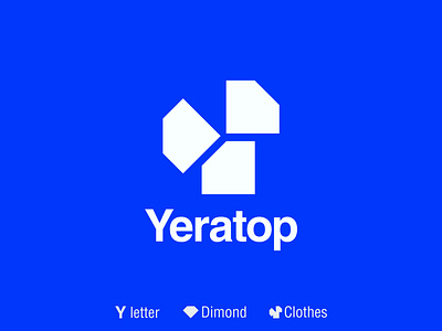 Yeratop logo design. body brand identity branding clothing daimond design dress fashion illustration logo logo designer mark minimal negative space logo people sexy simple ui vector y letter
