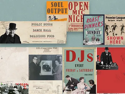 Collage Branding collage branding flyer design graphic design marketing design poster design