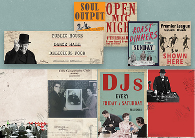 Collage Branding collage branding flyer design graphic design marketing design poster design