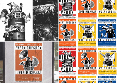 Collage Posters collage art collage branding event marketing event poster flyer design marketing design poster design