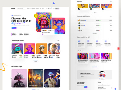 NIORR app apple art clean clean ui crypto design digital art dribbble best shot gradient homepage illustration interaction landing page logo nft product design ui ux website