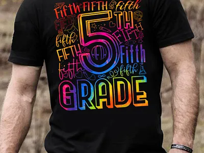 5 Fiver Grade animation branding graphic design shirt t shirt