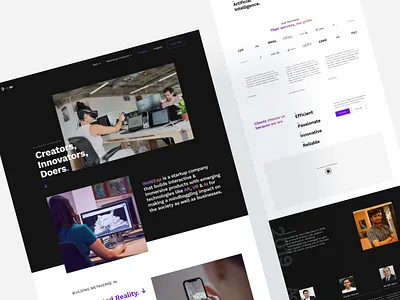 Company Website agency website company website design landing page mockup ui ux visual design webdesign website website design