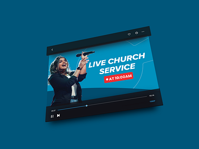 Youtube Live Thumbnail Church church clan design graphic design live mockup thumnbnail women youtube