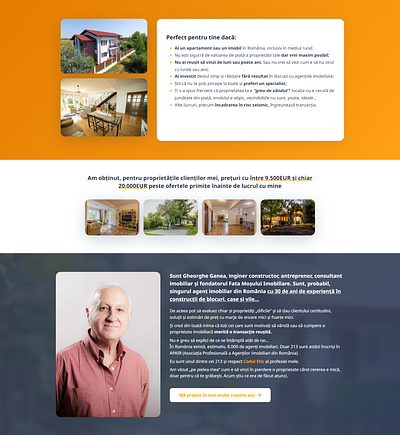 Real Estate - About Section ui web design