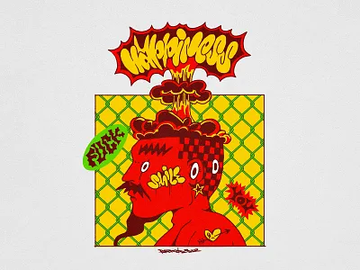 Happy Hours Sessions: No.38 cartoon character graffiti illustration
