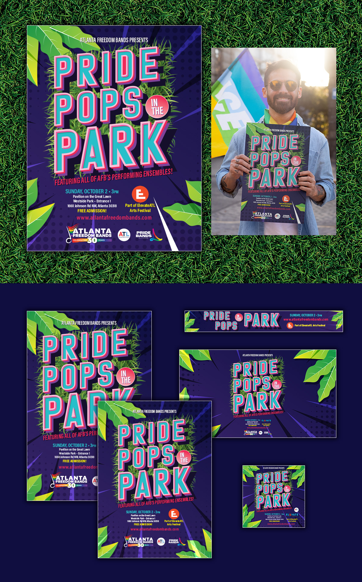 Pride - design event graphic design typography