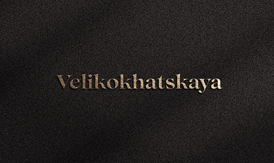 Logo design Velikokhatskaya branding design graphic design logo vector