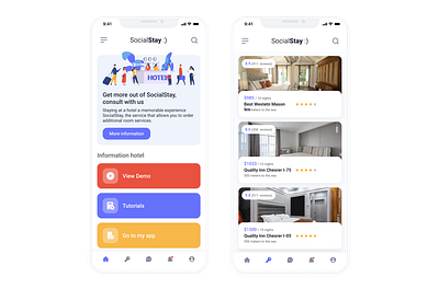 Branded Mobile Application for Travel & Hospitality branding design mobile app mobile app design ui web design web development