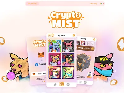 Nfts product app design landing landing page moruga nfts product ui криптовалюта лэндинг нфт приложение страница