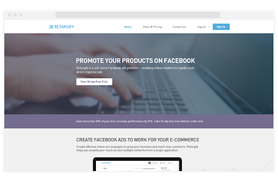 An ad automation solution for digital marketing specialists ads analytics branding design marketing automation software development ui web design web development