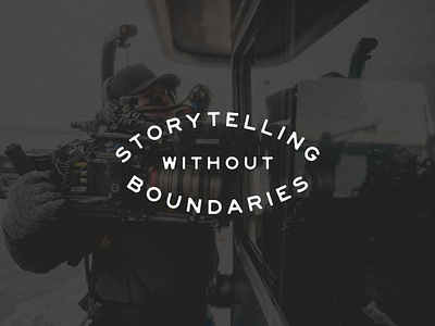 Storytelling Without Boundaries badge design film filmmaker fort worth global hometeam illustrator storytelling type typography video