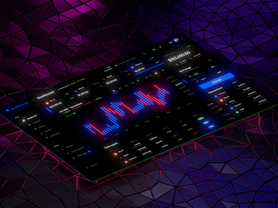 Crypto Managing Dashboard 3D composition 3d app design ui ux