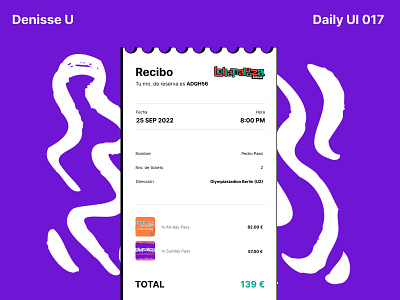 Daily UI 017 daily 100 challenge dailyui17 design email figma lollapalooza ui