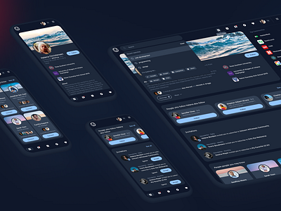 Material Me — Material You Design system & 👯‍♂️ Social template app design figma kit system ui