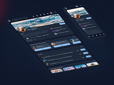 Material Me — Material You Design system & 👯‍♂️ Social template app design figma ios kit system ui