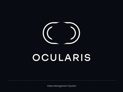 Ocularis ar cam camera design logo concept logo design logotype management mark ocularis oculus point quest search server software system video view vr