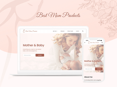 Best Mom Products adaptive adaptive design baby design figma mom mother ui uiux user interface ux web web design