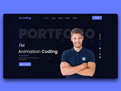 Personal Portfolio Website Design peronal portfolio personal portfolio website design tailwind css web design web designer website design