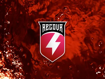 Recovr Branding brand design branding design illustration logo logo design logotype recovr red sport vector