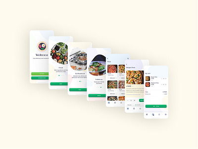 Food delivery apps app design figma mobile app ui ux
