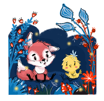 Book illustration animals book childrens book illustration