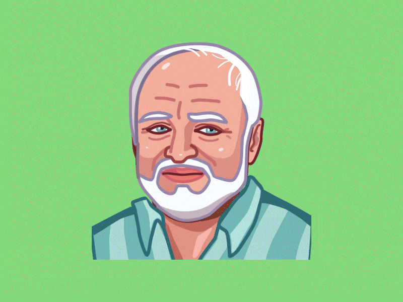 Harold adobe aftereffects animated animatedsticker animatedstickers animation app celebrants celebrity design emoji illustration logo telegram