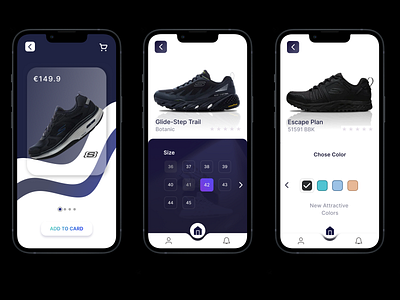 Skechers App Design illustration ui