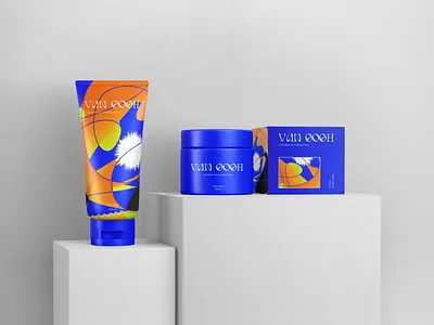 Van Gogh cosmetics branding branding cosmetics design graphic design logo package van gogh