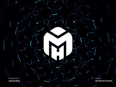 My Moslem Heroes Logo brand brand mark branding children book logo design graphic design helmet logo hero logo heroes identity islamic logo logo logogram logotype monogram logo moslem logo muslim logo visual identity