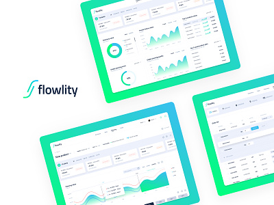 Flowlity SaaS application design design system interface product design ui ux