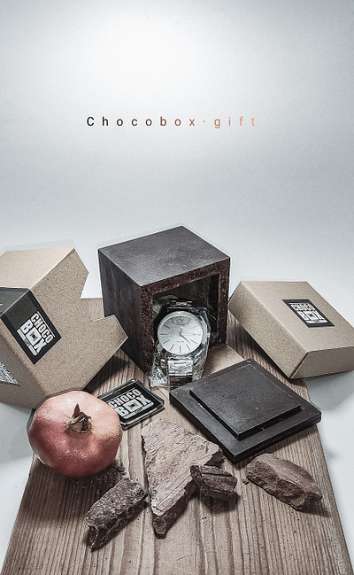ChocoBox.gift art of chocolate branding chocolate cubique design design geometrique gift graphic design logo mold creation packaging product creation special box