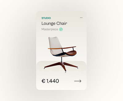 Undefined UI #5 card design flat furniture gradient luxury minimal ui