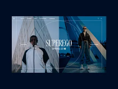 Streetwear brand homepage brand contemporary design ecomm ecommerce hero homepage moody outerwear shop store streetwear type typographic ui web