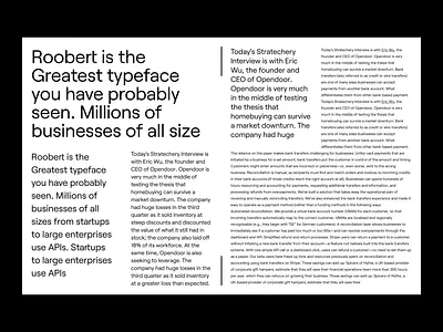 Standard Page Layout Exploration design font hierarchy layout magazine text type