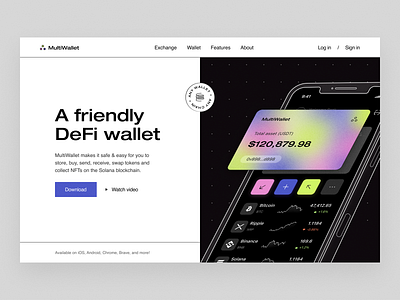 DeFi wallet (UI concept) graphic design ui