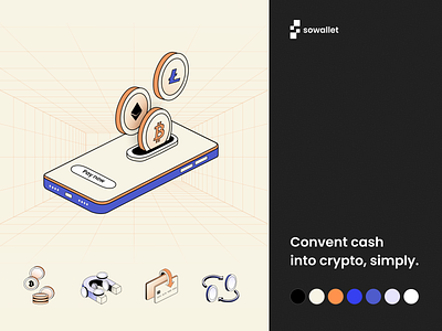 Crypto mobile app & website (UI concept) daily ui graphic design illustration