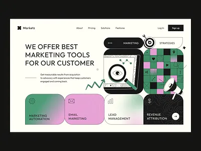 Saas website (UI concept) graphic design ui