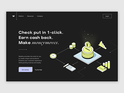 Earn money website (UI concept) graphic design logo ui