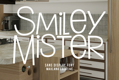 Mister Smiley Sans Display Font 3d animation branding design font fonts graphic design illustration logo mister smiley sans display font motion graphics nostalgic ui