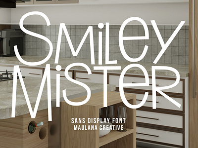 Mister Smiley Sans Display Font 3d animation branding design font fonts graphic design illustration logo mister smiley sans display font motion graphics nostalgic ui