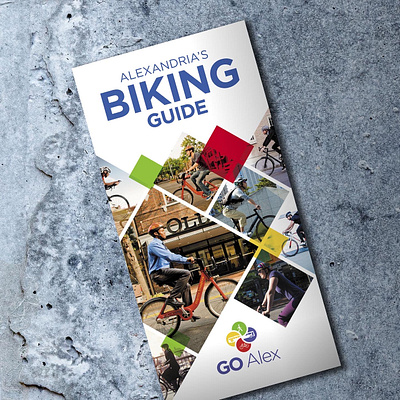 Bike Map brochure design graphic design illustration map